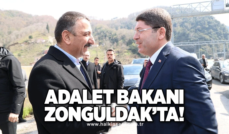 Adalet Bakanı Zonguldak'ta