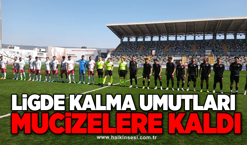 Zonguldak Kömürspor, Altınordu'ya 3-0 mağlup oldu