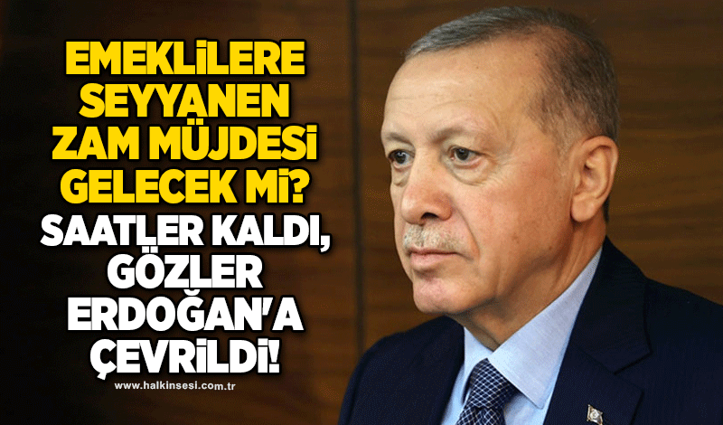 Emeklilere seyyanen zam müjdesi gelecek mi? Saatler kaldı, gözler Erdoğan'a çevrildi!