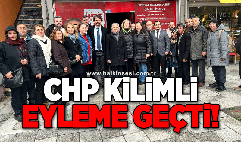 CHP Kilimli eyleme geçti!