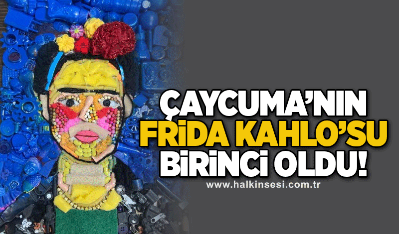 Çaycuma'nın Frida Kahlo'su birinci oldu!
