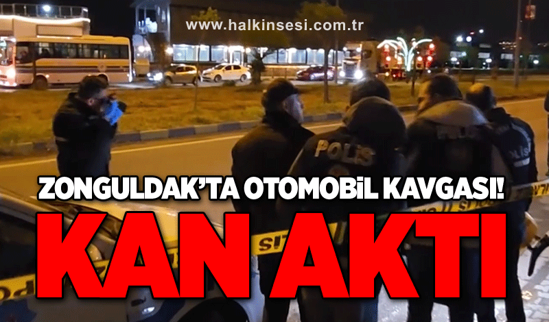 Zonguldak’ta otomobil kavgası! Kan aktı