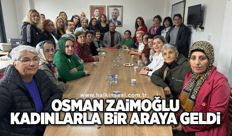 Osman Zaimoğlu kadınlarla bir araya geldi