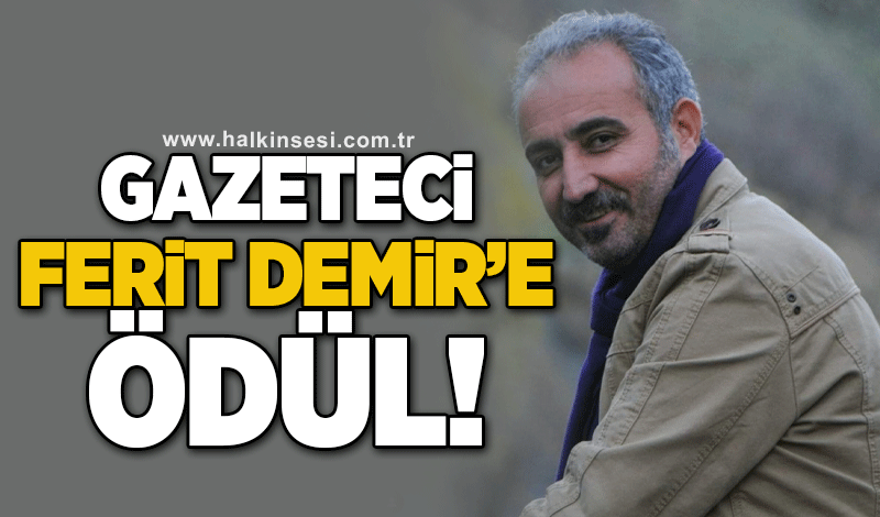 Gazeteci Ferit Demir'e ödül verildi1