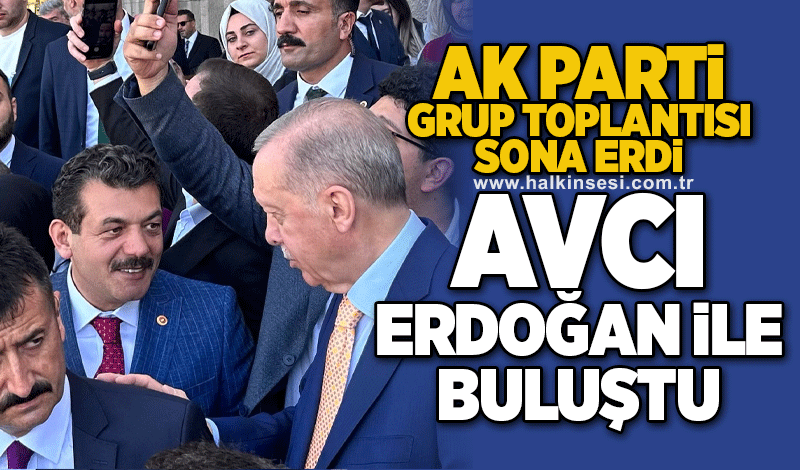 Avcı, Erdoğan ile buluştu