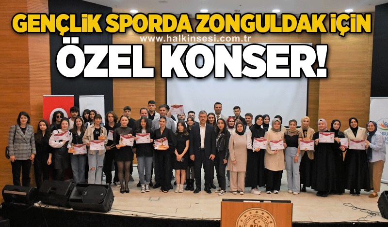 Gençlik Sporda Zonguldak için özel konser