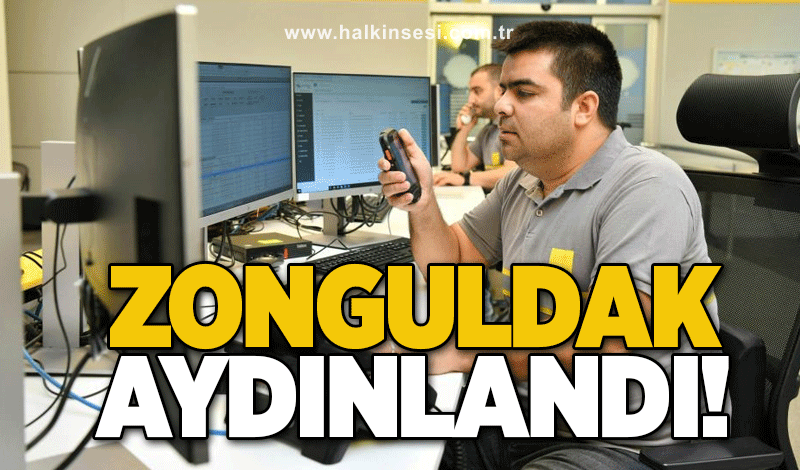 Zonguldak'ı aydınlattı!