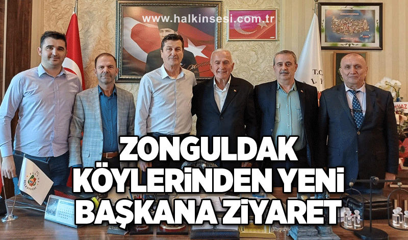 Zonguldak Köylerinden yeni başkana ziyaret