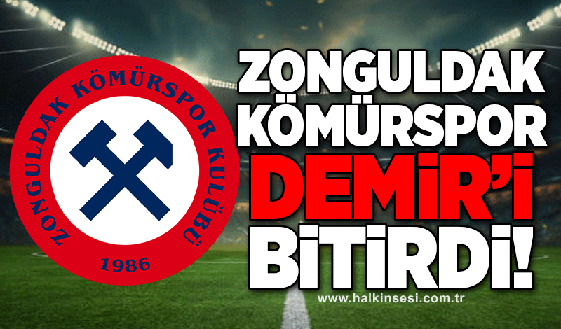 Zonguldak Kömürspor, DEMİR’i bitirdi!