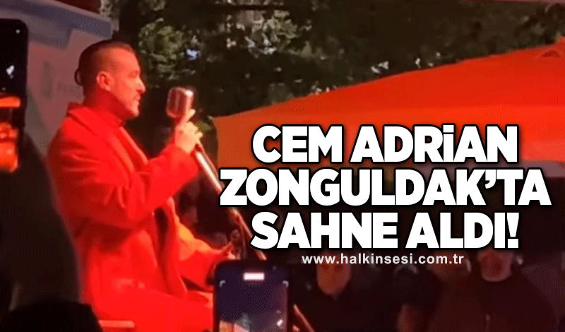Cem Adrian Zonguldak’ta sahne aldı