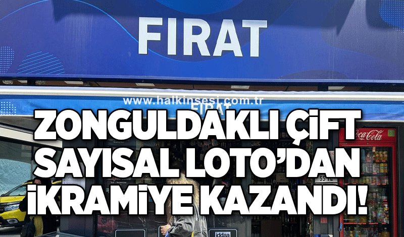Zonguldaklı çift sayısal lotodan ikramiye kazandı