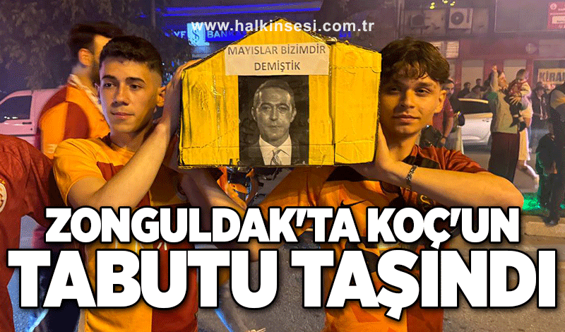 Zonguldak'ta Ali Koç'un tabutu taşındı