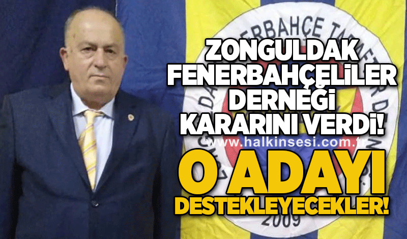 Zonguldak Fenerbahçeliler Derneği kararını verdi...