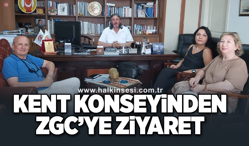 Zonguldak Kent Konseyi'nden Zonguldak Gazeteciler Cemiyeti'ne Ziyaret