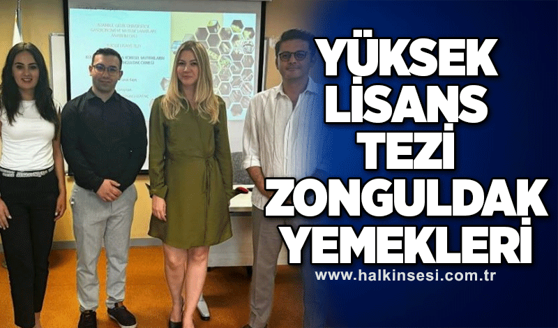 Yüksek lisans tezi Zonguldak yemekleri