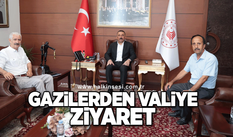 Gazilerden Vali Osman Hacıbektaşoğlu’na ziyaret