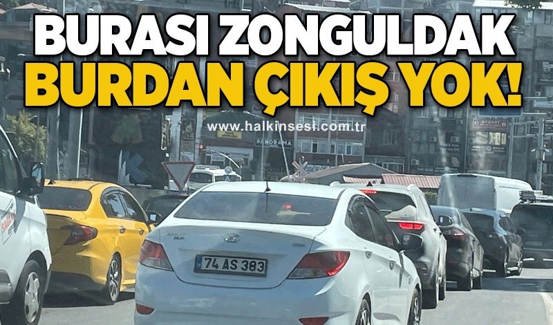 Burası Zonguldak! Burdan çıkış yok!.