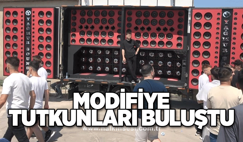 Modifiye tutkunları fuar alanında buluştu