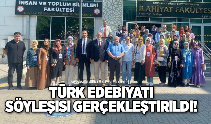 Türk Edebiyatı söyleşisi gerçekleştirildi