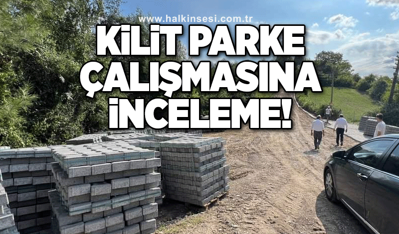 Kilit parke çalışmasına inceleme