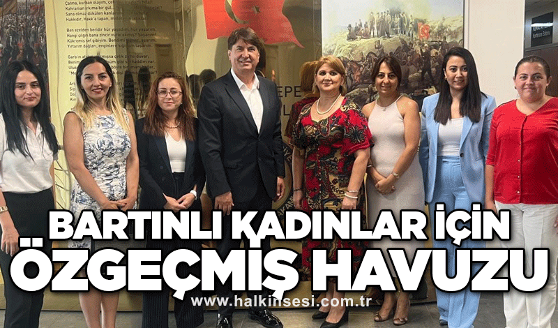 Bartınlı kadınlar için özgeçmiş havuzu