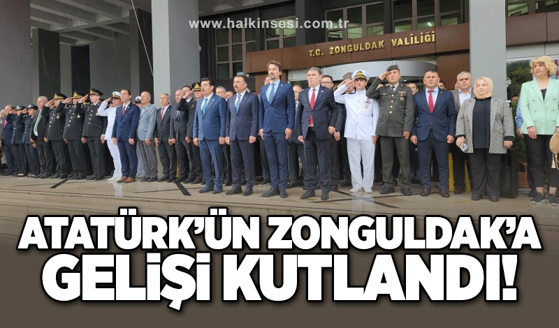 Atatürk'ün Zonguldak'a gelişi kutlandı