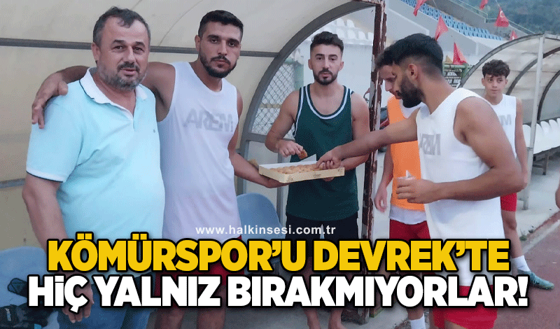 Kömürspor’u Devrek’te hiç yalnız bırakmıyorlar!