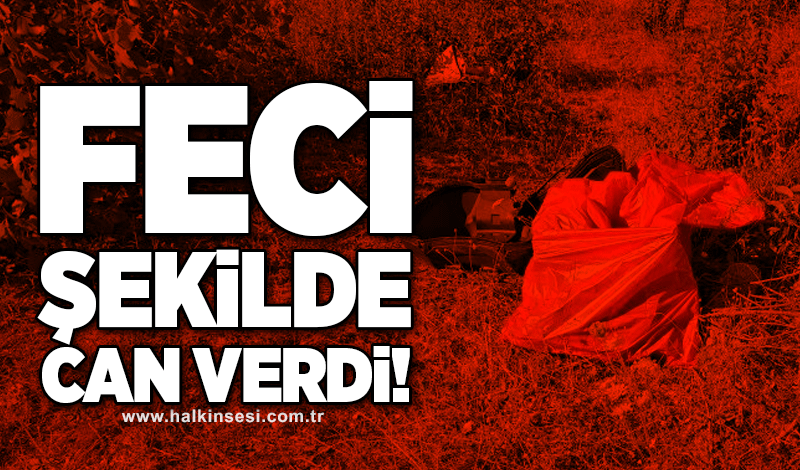 Motosikletli genç feci şekilde can verdi!