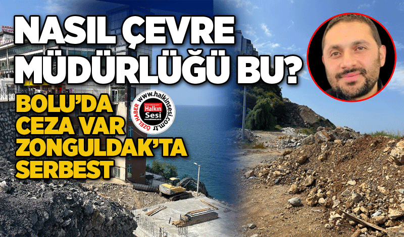 Nasıl Çevre Müdürlüğü bu? Bolu’da ceza var Zonguldak’ta serbest