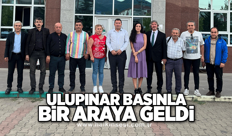 Ulupınar basınla bir araya geldi