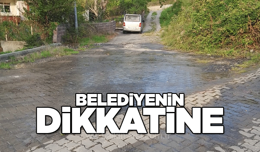 Belediyenin dikkatine