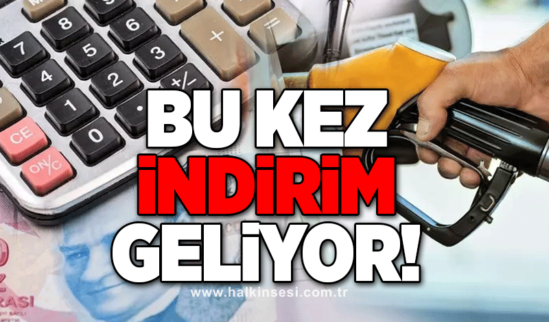 Bu kez indirim geliyor!