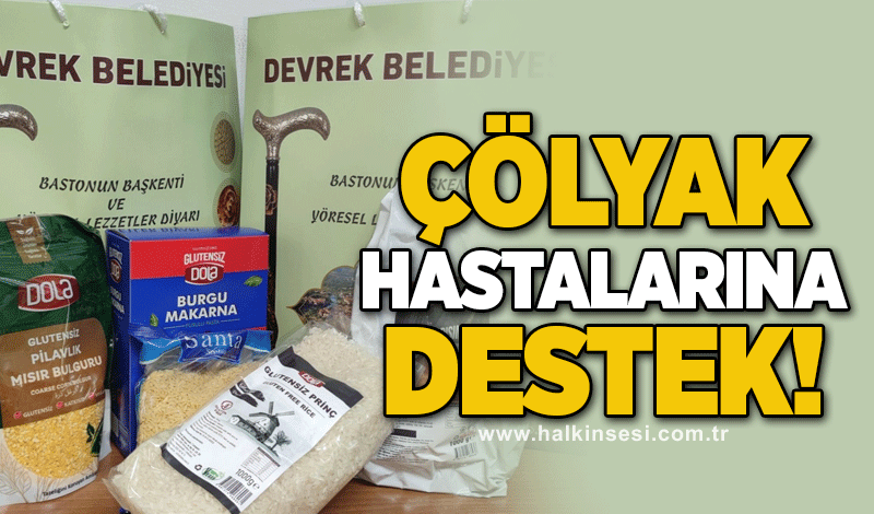 Çölyak hastalarına destek