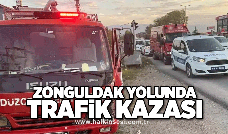 Zonguldak yolunda kaza!