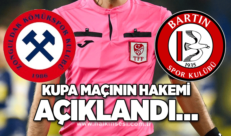 Kupa maçının hakemi açıklandı…