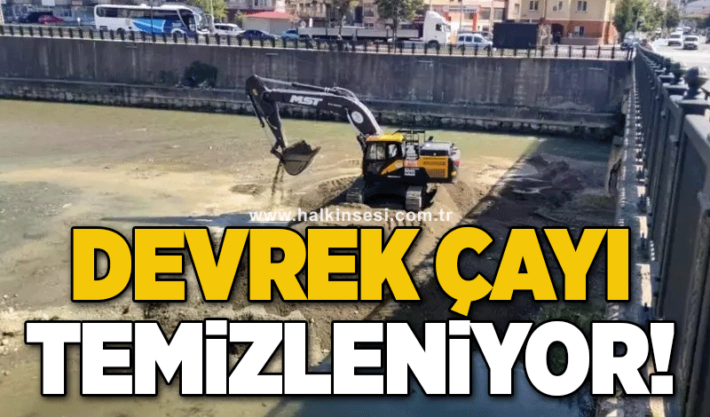 Devrek Çayı temizleniyor!