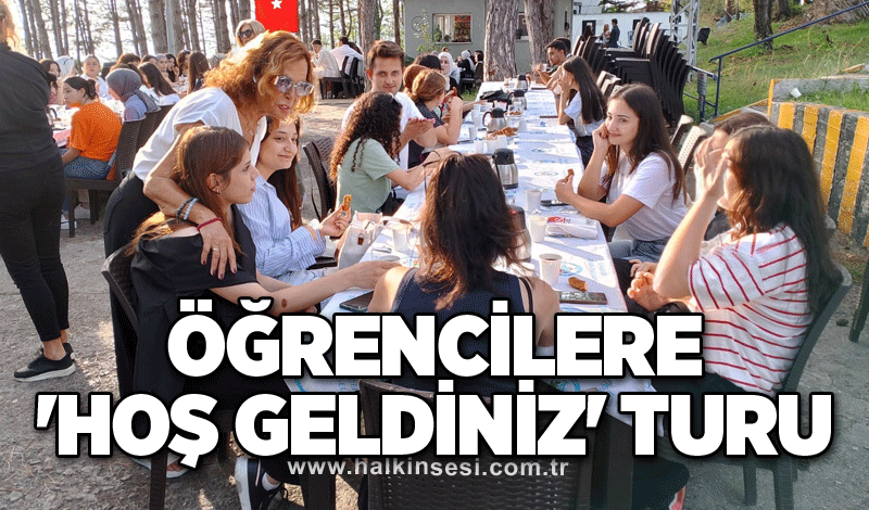 Öğrencilere 'hoş geldiniz' turu