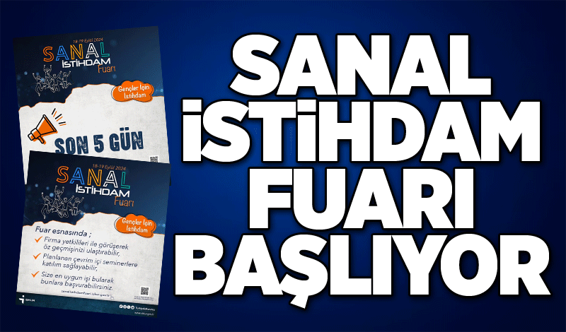 Sanal istihdam fuarı başlıyor