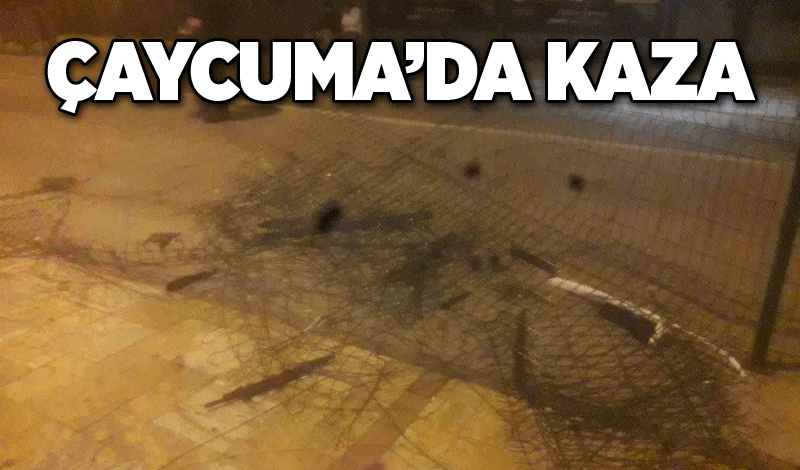 Çaycuma’da kaza