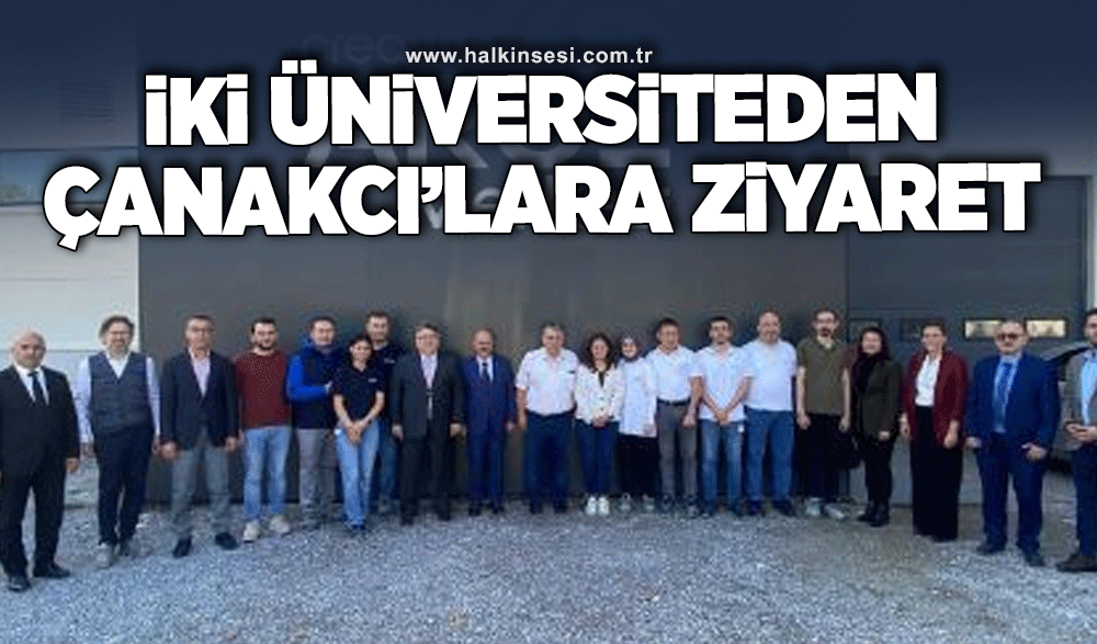 İki üniversiteden Çanakcılara ziyaret