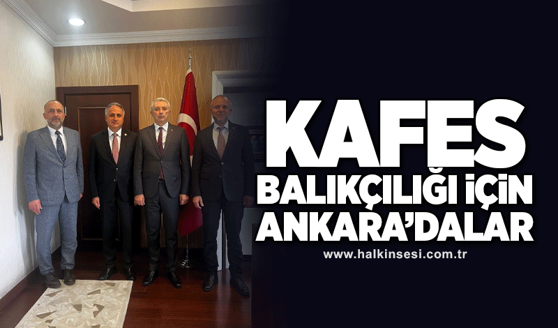 Kafes Balıkçılığı için Ankara’dalar