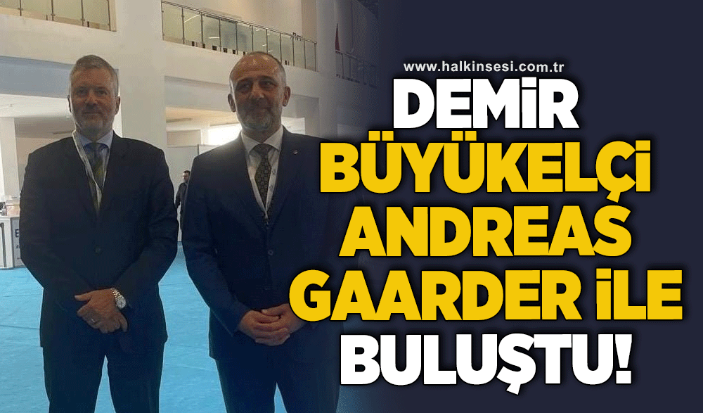 Demir Büyükelçi Andreas Gaarder ile buluştu