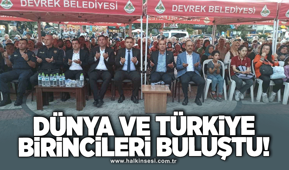 Dünya ve Türkiye birincileri buluştu