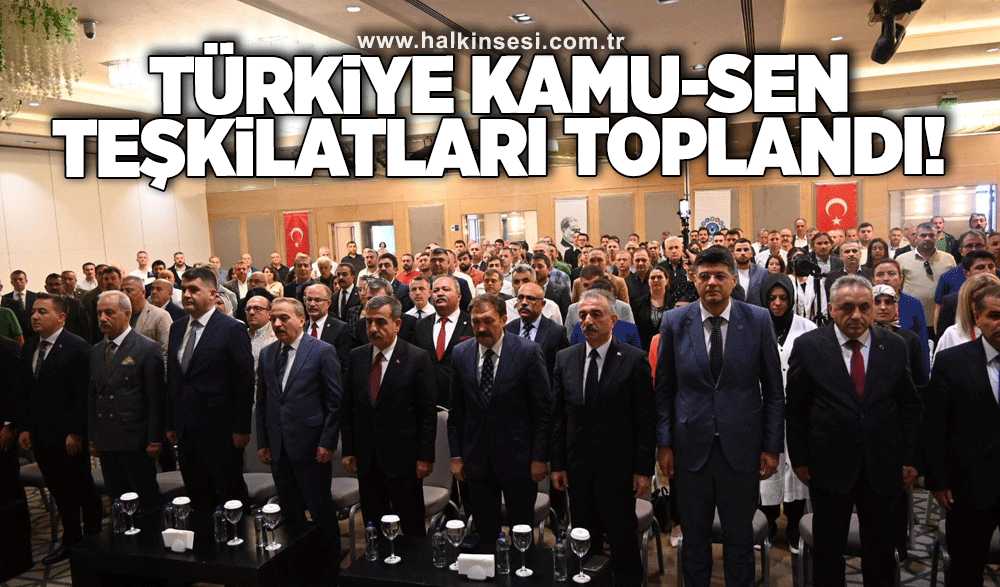 Türkiye Kamu-Sen teşkilatları toplandı