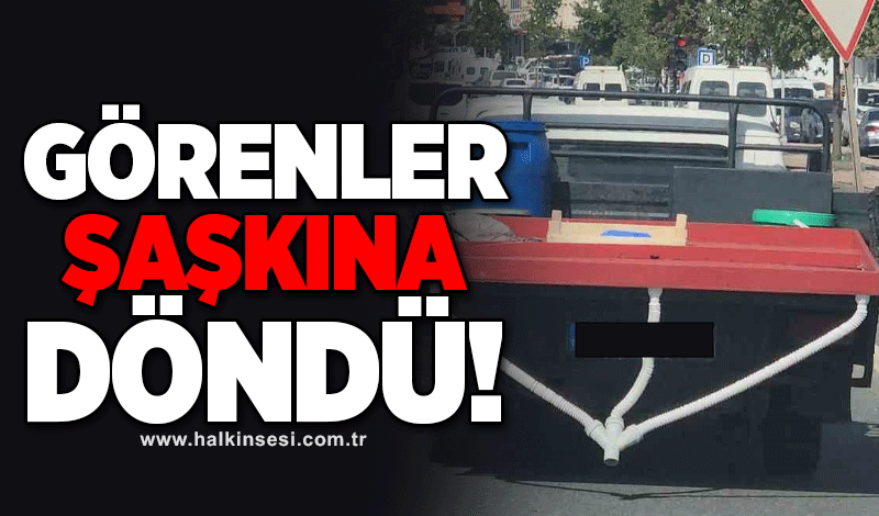 Görenler şaşkına döndü!