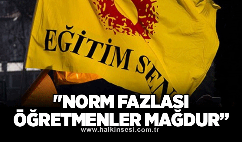 Eğitim Sen: "Norm fazlası öğretmenler mağdur”