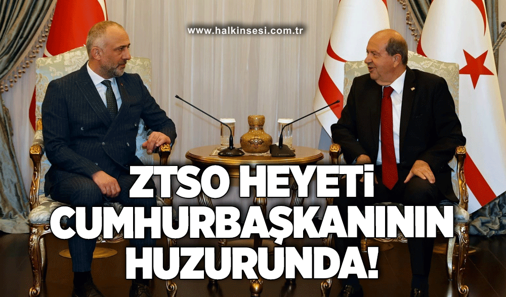 ZTSO heyeti Cumhurbaşkanının huzurunda