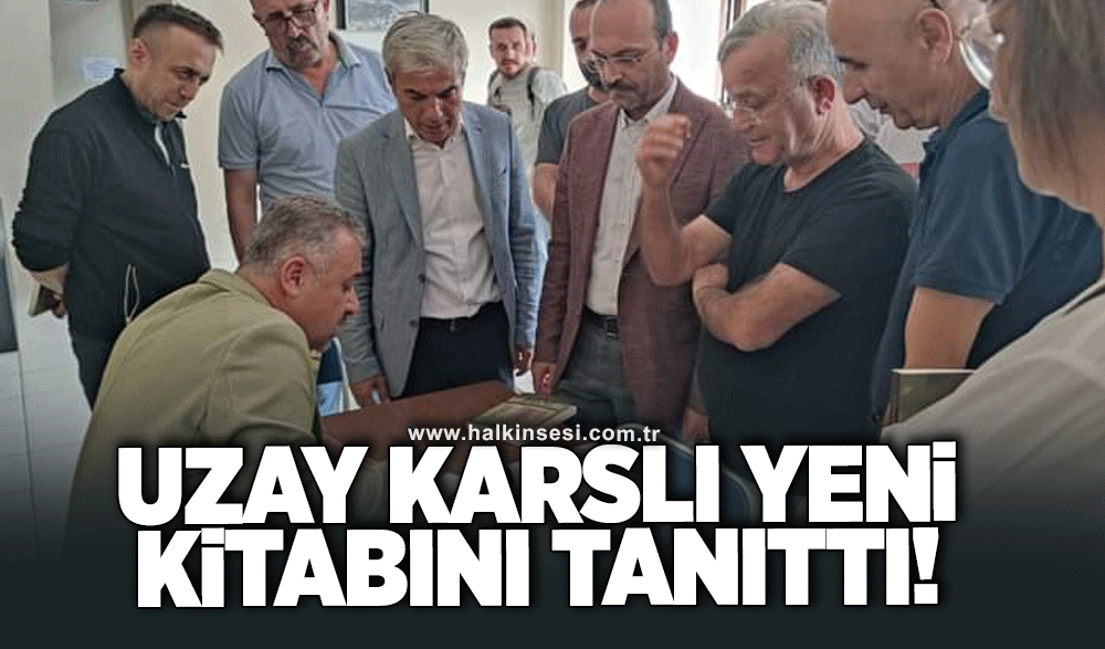 Uzay Karslı yeni kitabını tanıttı