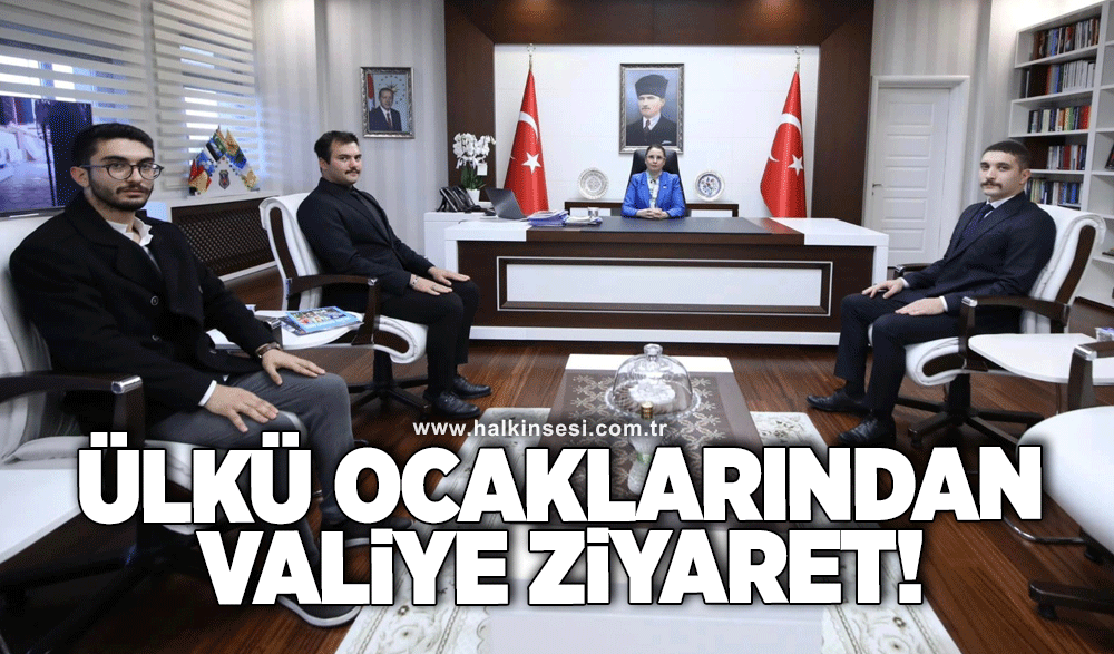 Ülkü Ocaklarından Vali’ye ziyaret