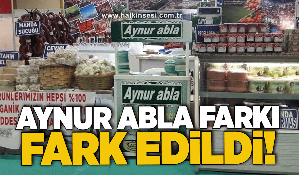 Aynur Abla farkı fark edildi…